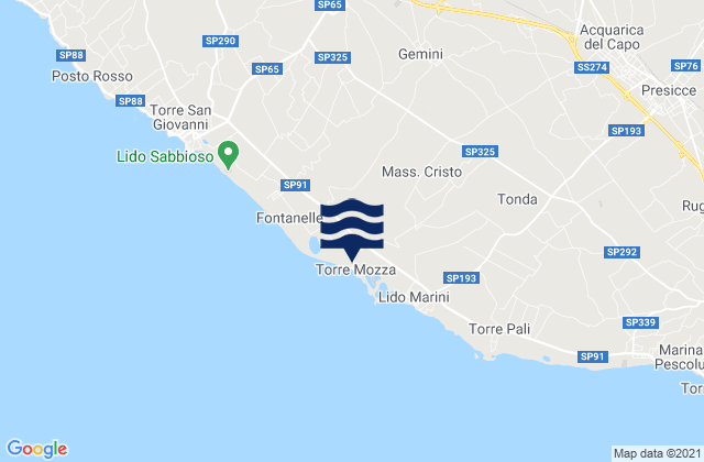 Taurisano, Italy潮水