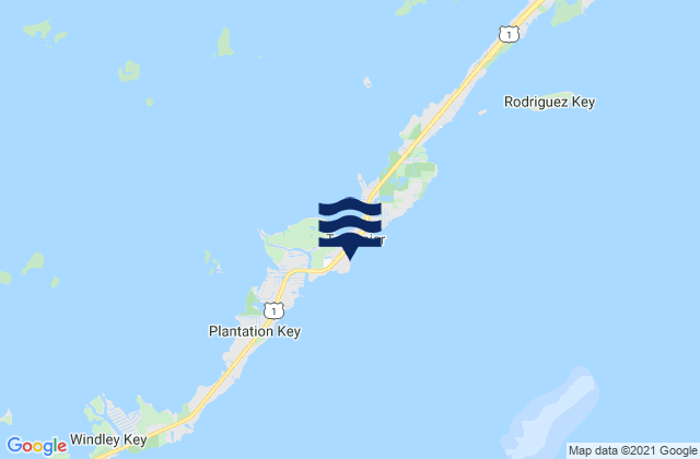 Tavernier Harbor Hawk Channel, United States潮水