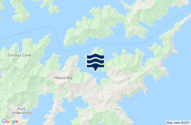 Tawa Bay, New Zealand潮水