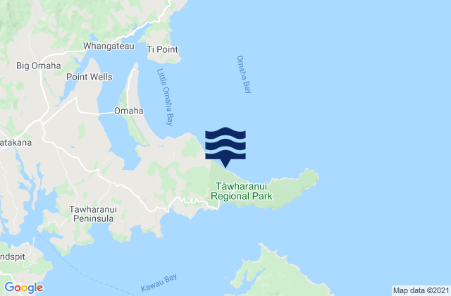 Tawharanui Peninsula, New Zealand潮水