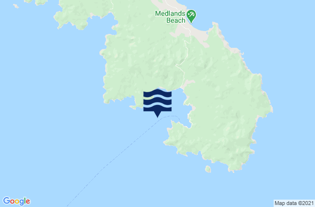 Taylors Bay, New Zealand潮水