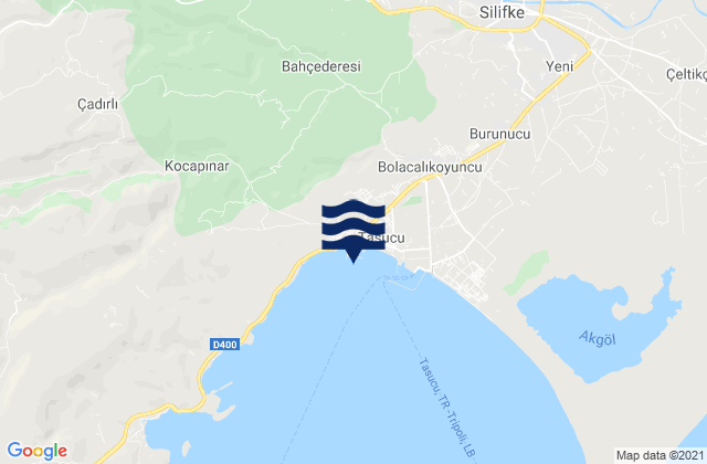 Taşucu, Turkey潮水
