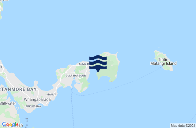 Te Haruhi Bay, New Zealand潮水