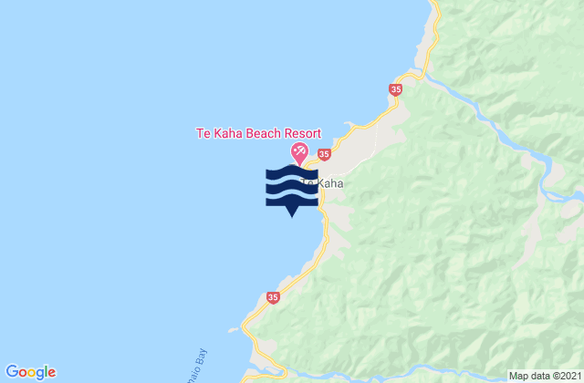 Te Kaha, New Zealand潮水