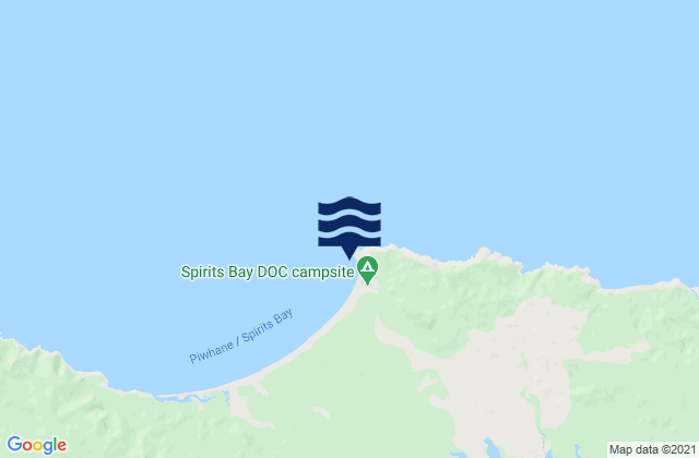 Te Karaka Bay, New Zealand潮水