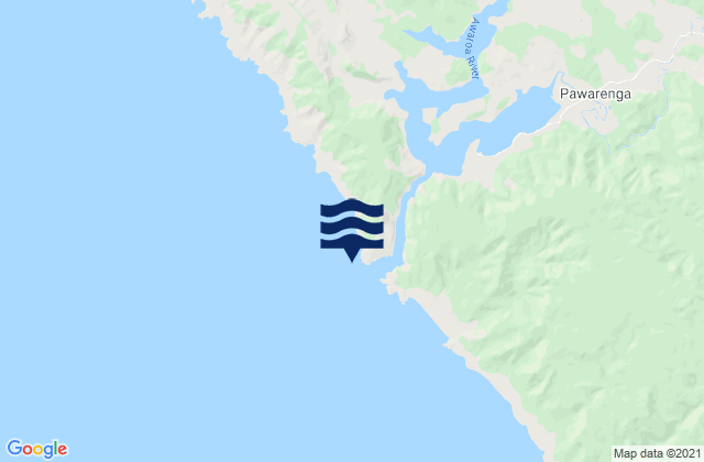 Te Kirikiri Bay, New Zealand潮水
