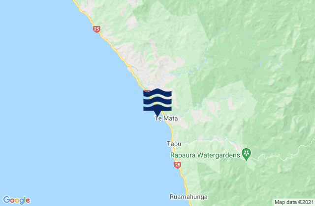 Te Mata Bay, New Zealand潮水