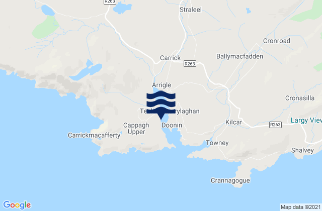 Teelin Bay, Ireland潮水