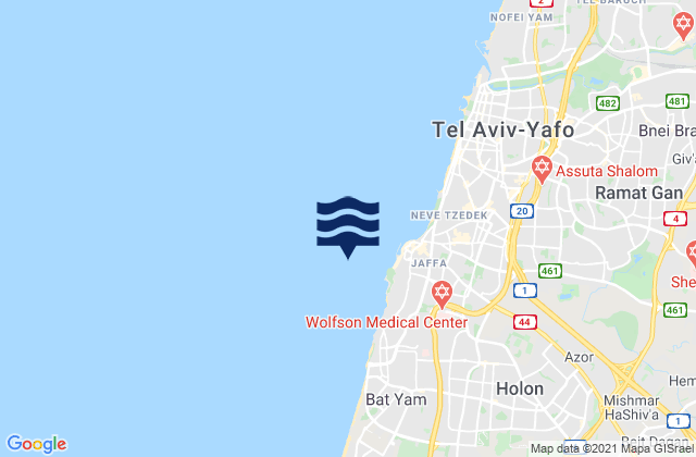 Tel Aviv-Yafo, Palestinian Territory潮水