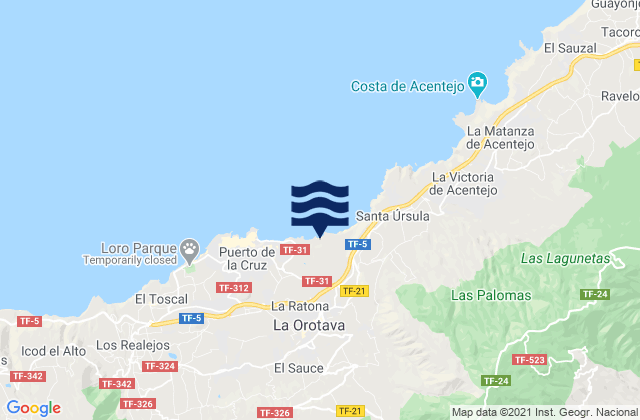 Tenerife, Spain潮水