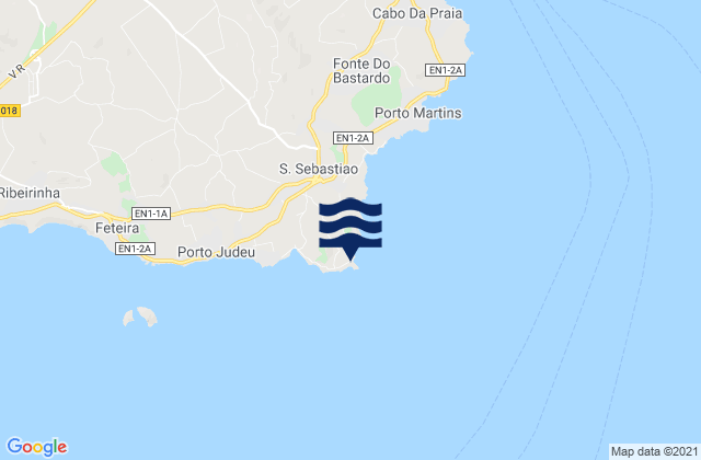 Terceira - Contendas, Portugal潮水