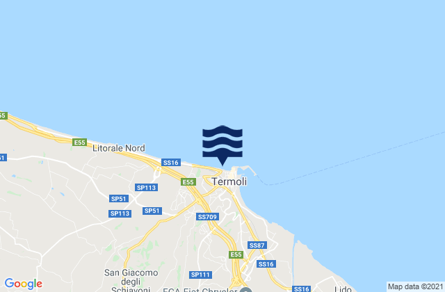 Termoli, Italy潮水