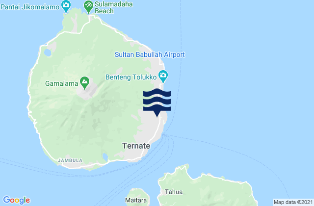 Ternate, Indonesia潮水