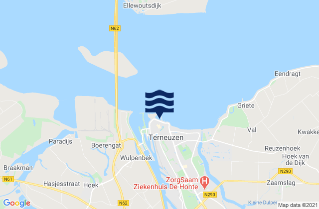 Terneuzen, Netherlands潮水