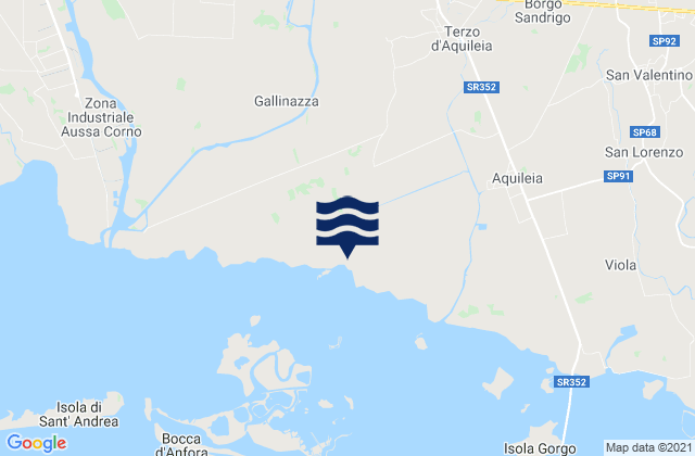 Terzo d'Aquileia, Italy潮水