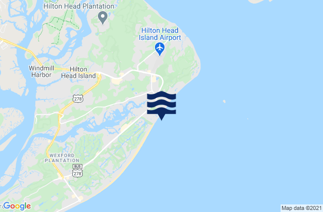 The Folly Hilton Head Island, United States潮水