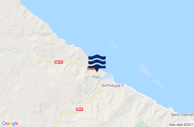 Thio, New Caledonia潮水