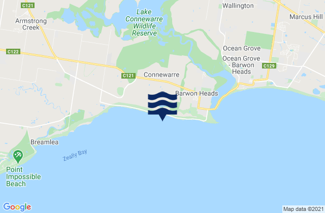 Thirteenth Beach, Australia潮水
