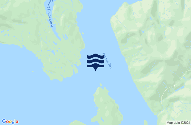 Thomas Bay, United States潮水
