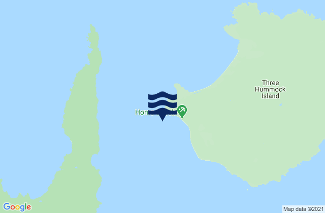 Three Hummock Island, Australia潮水