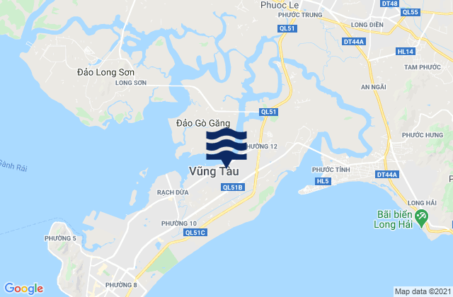 Thành Phố Vũng Tàu, Vietnam潮水