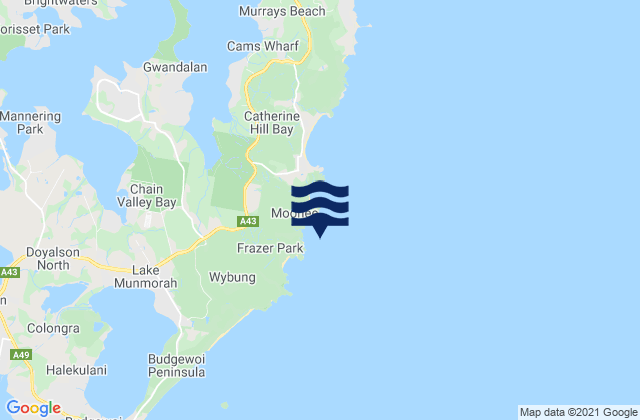 Timber Beach, Australia潮水