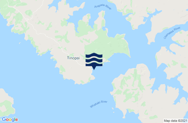 Tinopai, New Zealand潮水