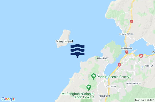 Tirau Bay, New Zealand潮水