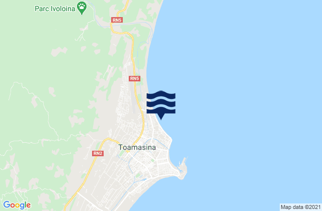 Toamasina I, Madagascar潮水