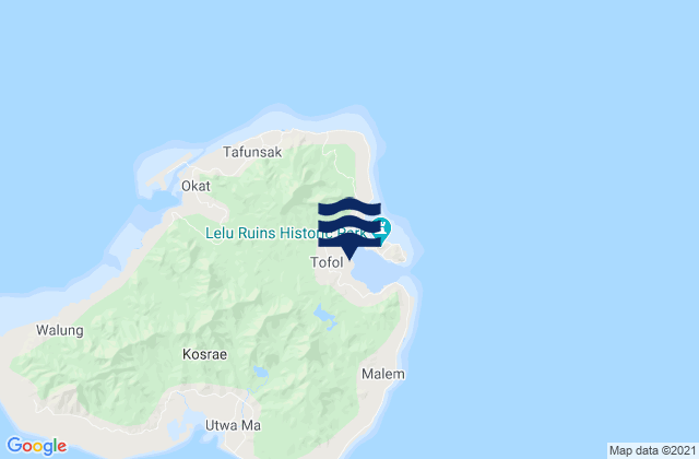 Tofol, Micronesia潮水