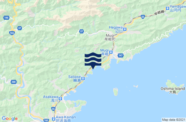 Tokushima-ken, Japan潮水