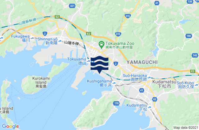 Tokuyama, Japan潮水