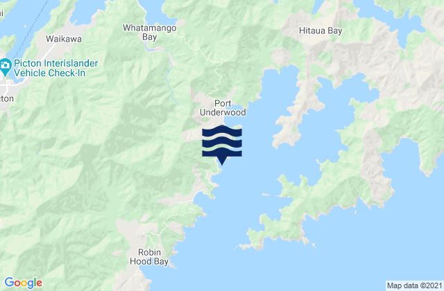 Tom Canes Bay, New Zealand潮水