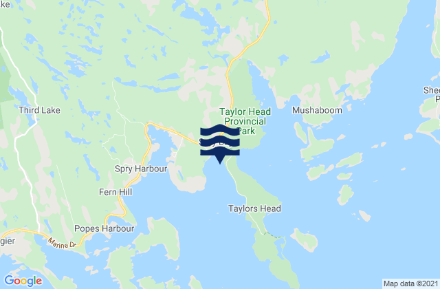 Tomlee Bay, Canada潮水