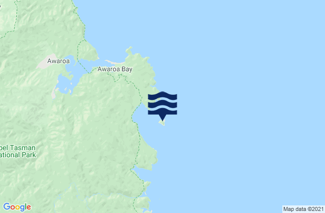 Tonga Island Abel Tasman, New Zealand潮水