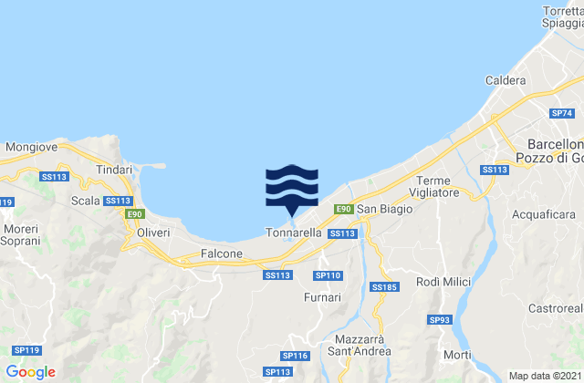 Tonnarella, Italy潮水