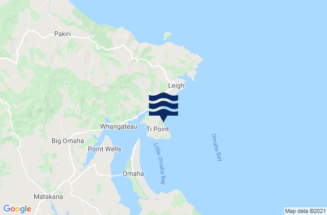 Torkington Bay, New Zealand潮水