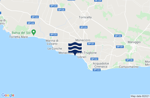 Torricella, Italy潮水