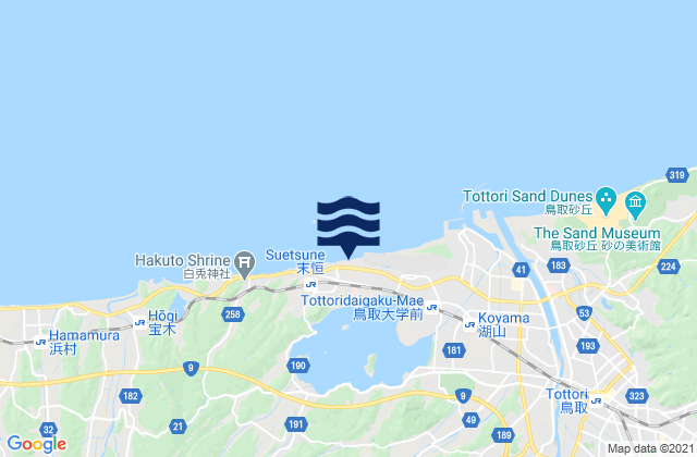 Tottori-shi, Japan潮水