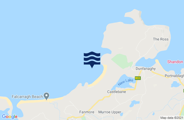 Tramore Bay, Ireland潮水