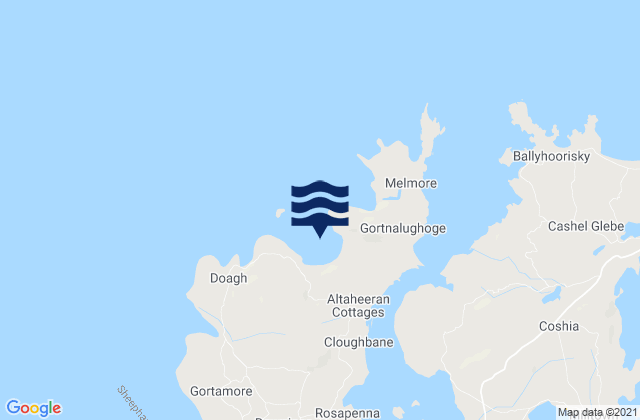 Tranarossan Bay, Ireland潮水