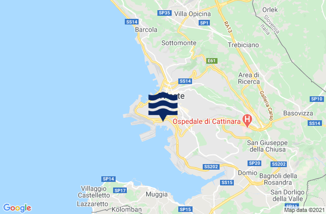Trieste, Italy潮水