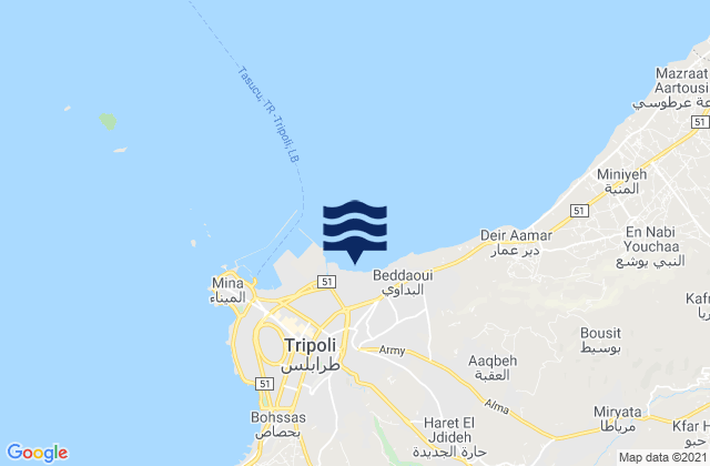 Tripoli, Lebanon潮水