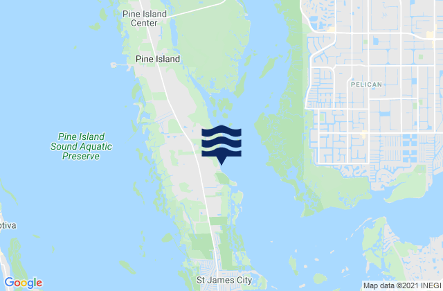 Tropical Homesites Landing (Pine Island), United States潮水
