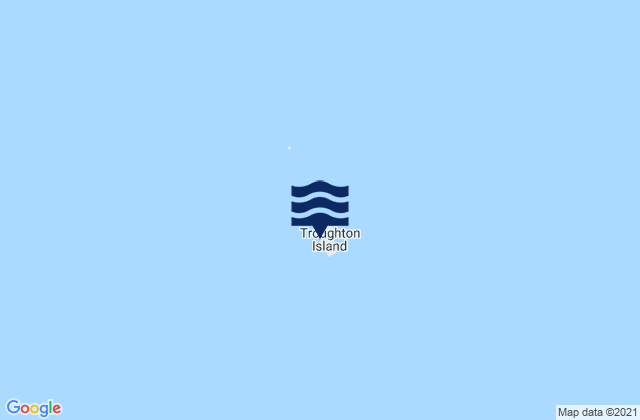 Troughton Island, Australia潮水