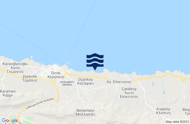 Tráchonas, Cyprus潮水