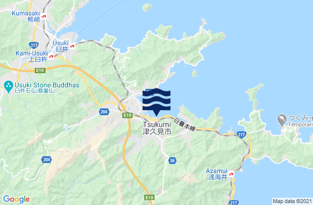 Tsukumi-shi, Japan潮水