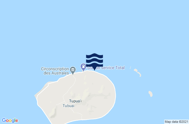 Tubuai Island, French Polynesia潮水