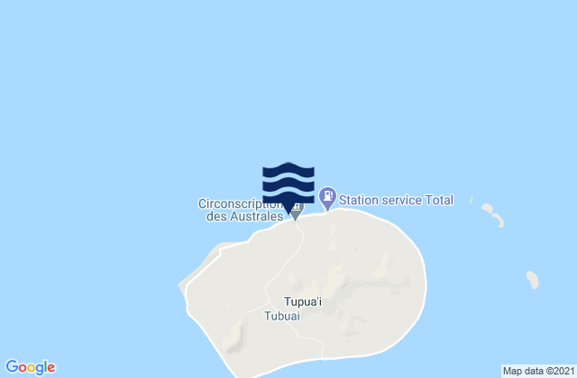 Tubuai, French Polynesia潮水