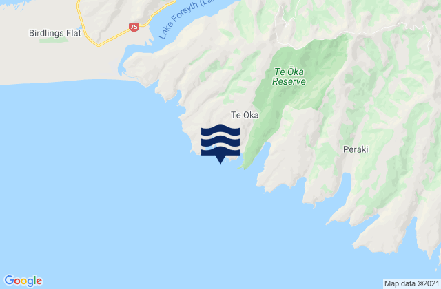 Tumbledown Bay, New Zealand潮水